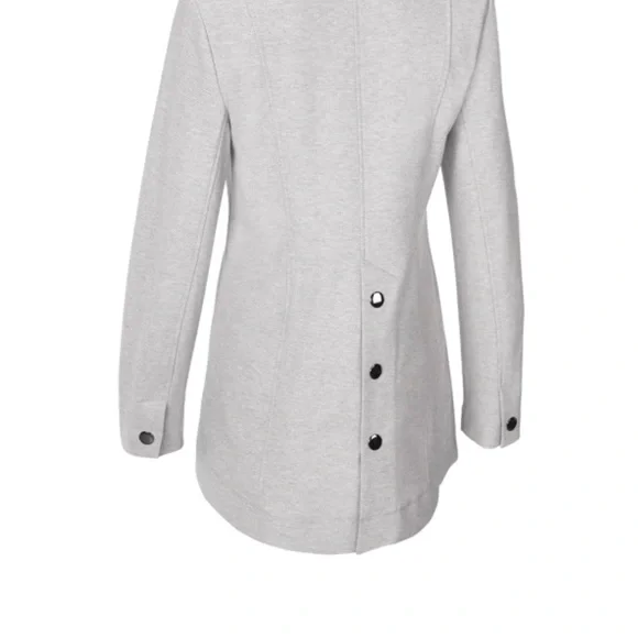 CAbi Cavalry Jacket Light Gray Outerwear - Picture 3 of 8